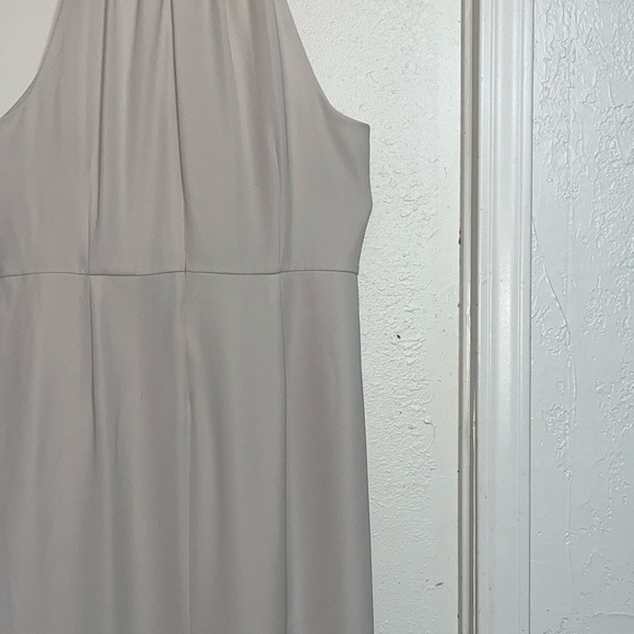 NWT Donna Karan NY Cream Halter Sleeveless Midi Dress. Size 14 - Picture 9 of 12